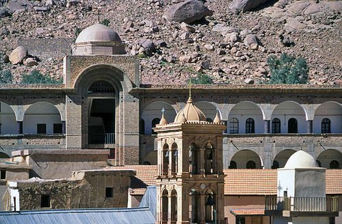 saint catherine's monastery - st. catherines monastery sinai stock pictures, royalty-free photos & images