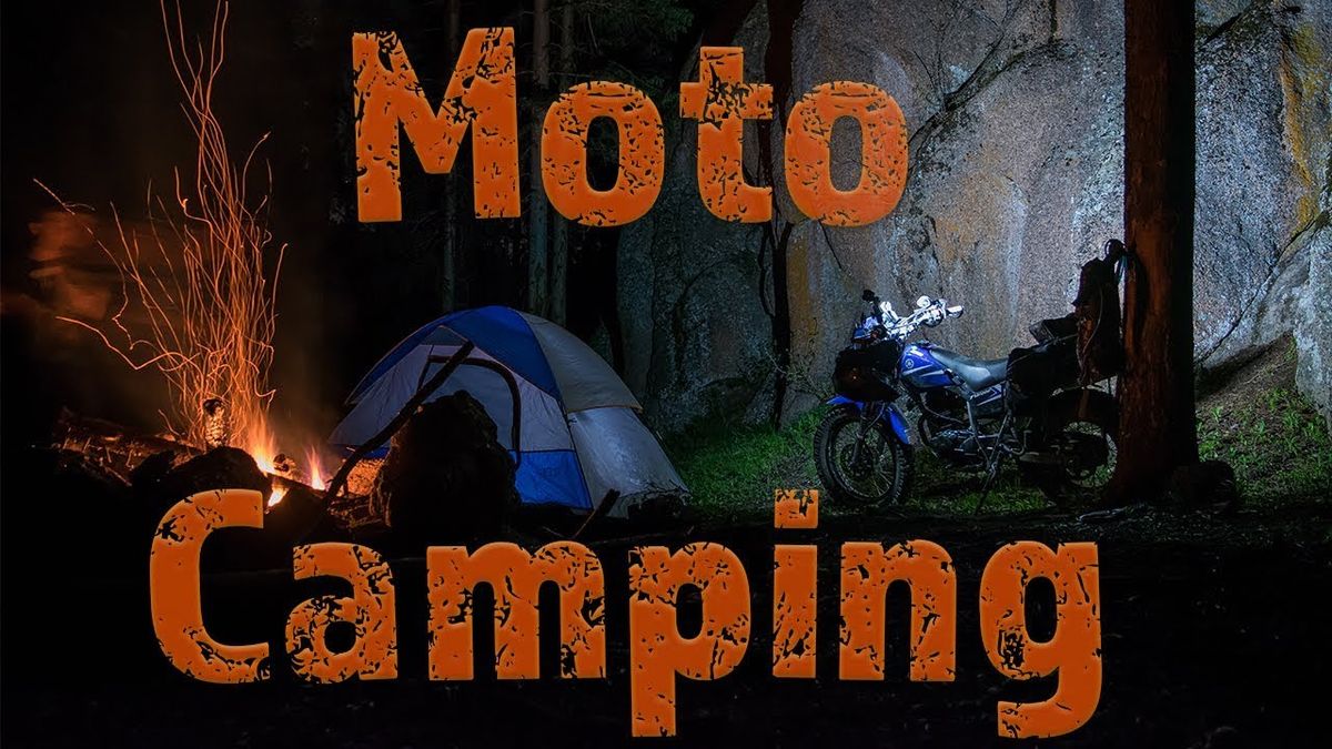 TW200 MotoCamping Adventure - Sleeping Alone in the Forest - YouTube