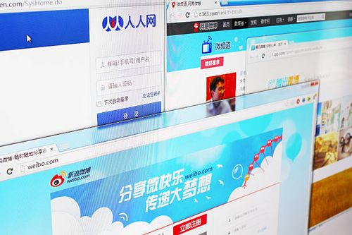 major social networking websites in china - weibo 個照片及圖片檔