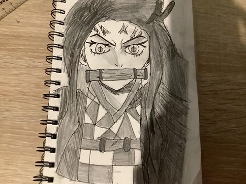 r/AnimeDrawing - This is my drawing of nezuko kamado (tips in comments)