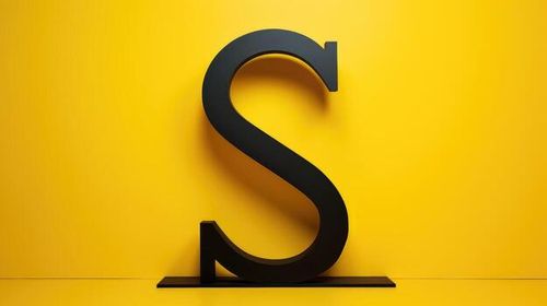 design metal letter photo