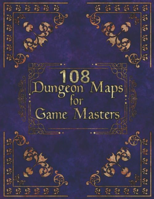 108 Dungeon Maps for Game Masters: GM aid for fantasy TTRPG's (Fantasy Tabletop Gaming Maps)