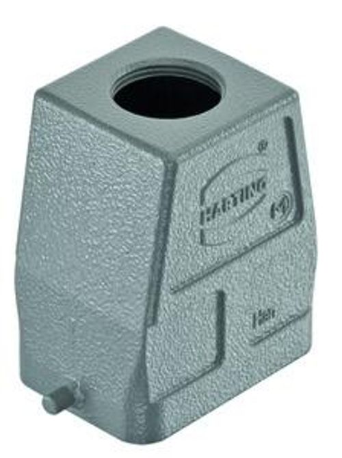 Connector Power Heavy Duty HAN 6B M32 TOP ENTR METAL HOOD, Han B Series