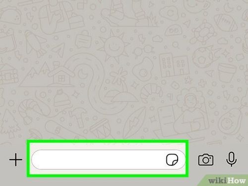 Step 5 Tap the chat bar.