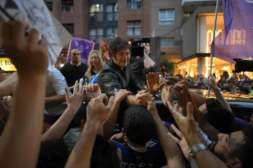 Javier Milei en Córdoba (X de Gonzalo Roca)