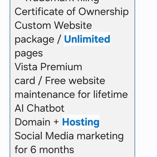 Vista Logos 1 star review on 27th July 2024