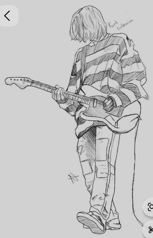 Pin by Rita Cipriani 👑 on Drawings in 2025 | Guitar sketch, Easy drawings sketches, Drawing sketches