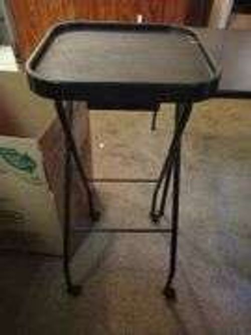 COSTCO FOLDING TABLE AND SERVING TABLE/STAND AND TV TRAY