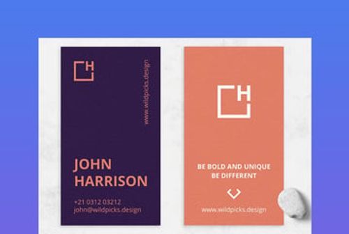 Business Card Template Illustrator