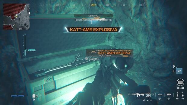 Call of Duty Modern Warfare 3 - Arma-artículo de la misión Oligarca: KATT-AMR explosiva