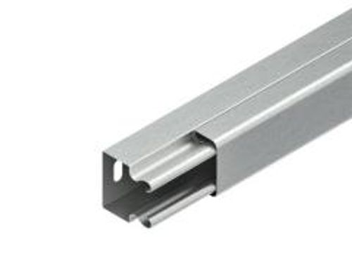 Channel cable tray, cover included, 2m, 40x40mm (12 trays, 8 covers)