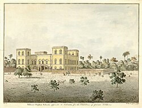 Military Orphan School for private soldiers of the East India Company, Howrah, Bengal Presidency, 1794.