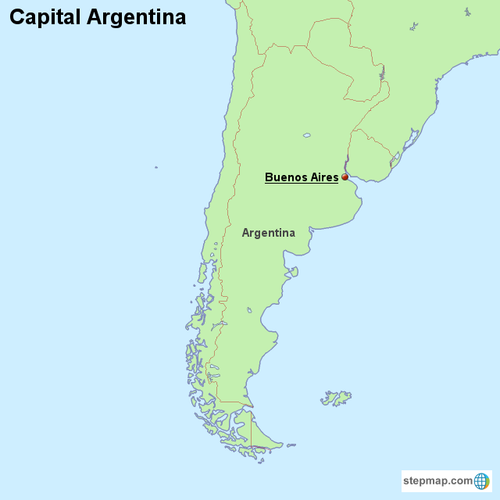 Map: Capital Argentina