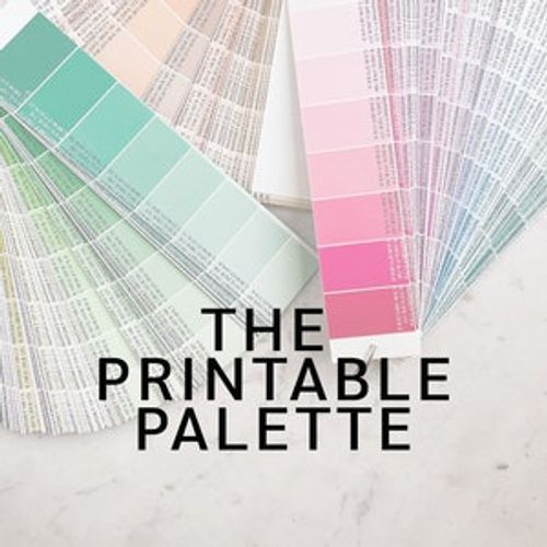 Printable CMYK Color Chart Palette with RGB Values (PDF Download) image 1