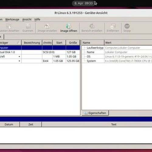 Daten unter Linux mit R-Linux wiederherstellen. (Bild: Joos – R-Tools Technology)