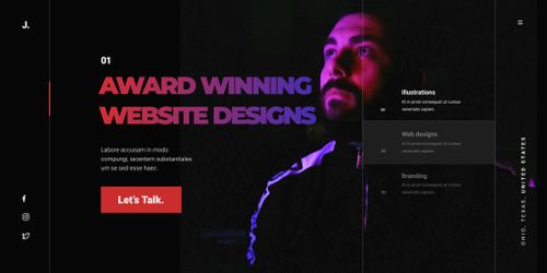 Joe - Free Figma Personal Website Design Template