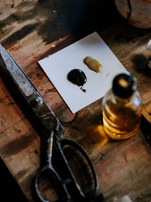 Japanese kintsugi mending tools