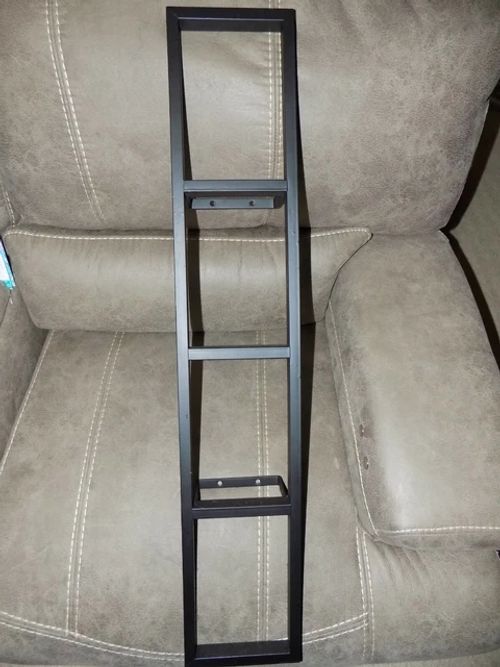 IKEA LERBERG 10035 Metal Media Wall Mount Shelf Charcoal CD DVD Rack