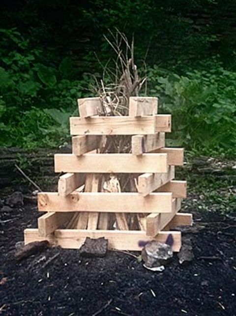 How to Build a Bonfire - Men's Journal