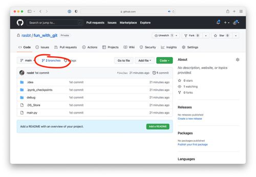 GitHub pull request 1