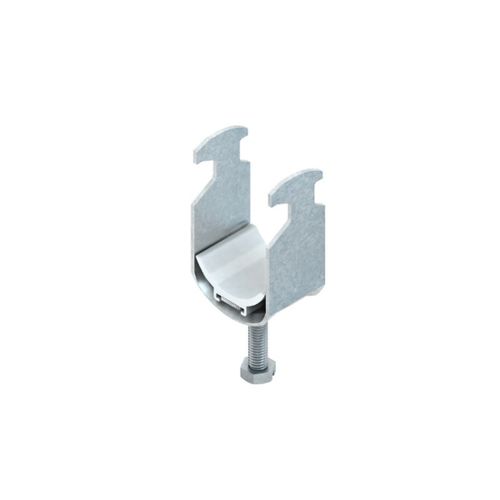 Cable U-clamp, for 1 cable, Ø 22-26 mm, slot width 11-12 mm