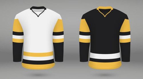 Shirt template forice hockey jersey vector