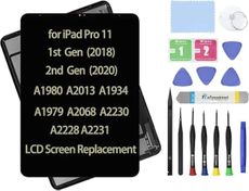 11" LCD Screen Replacement for iPad Pro 11 2nd Gen 2020 A2068 A2230 A2228 A2231 1st Gen 2018 A1980 A2013 A1934 A1979 LCD Display Assembly + Touch Digitizer + Repair Kit