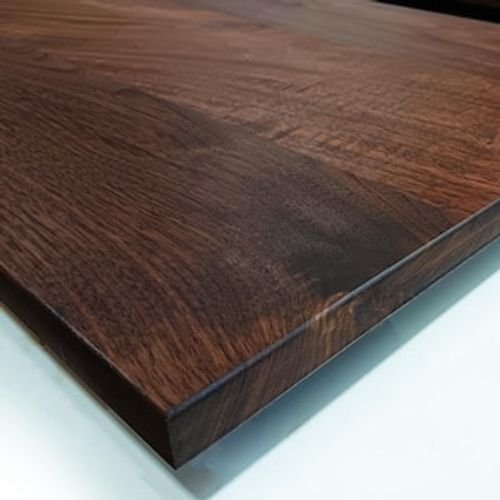 BLACK WALNUT Hardwood Panel Unfinished Custom Size for wood tabletops
