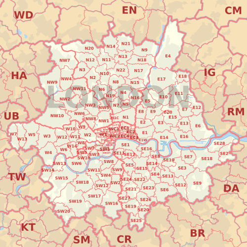 Location of London