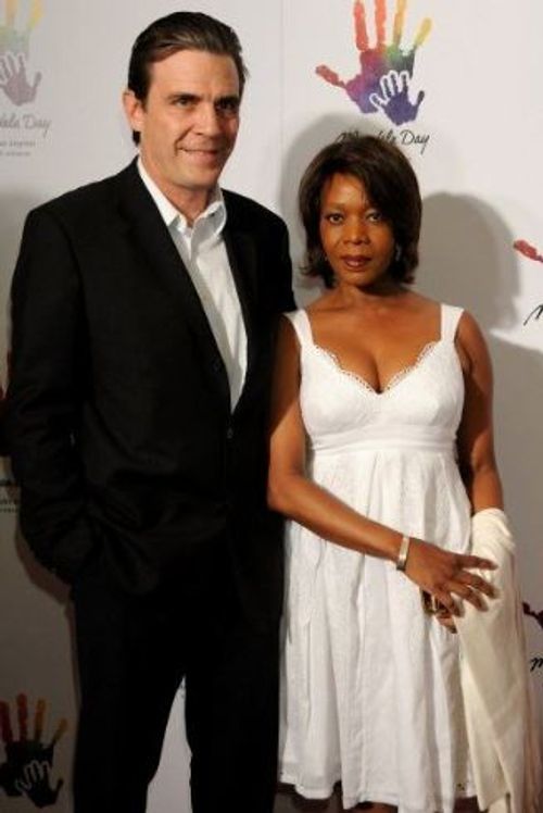 Roderick Spencer with his wife,