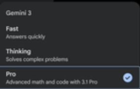 r/GeminiAI - Gemini Pro 3.1 live in the app