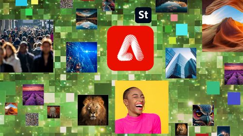 图文展示 Adobe Stock 中生成式 AI 功能的效果