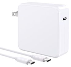 AYKLCZUU Mac Book Pro Charger 61W USB C Charger Power Adapter Compatible with MacBook Pro 13 Inch/12 Inch,2021, 2020, 2019, 2018, 2017, 2016 for Mac Book, MacBook Air 13/12 Inch, Type C Power Supply