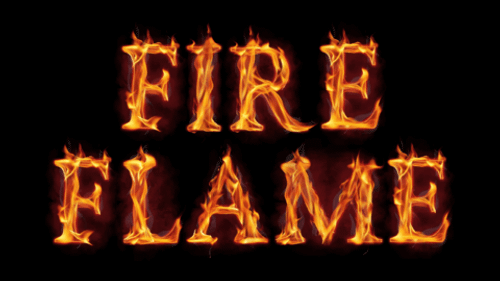 Flaming Fire Text Effect