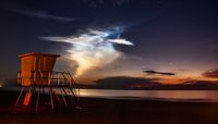 Falcon 9 rocket launch creates unusual jellyfish cloud over East Coast - The Washington Post