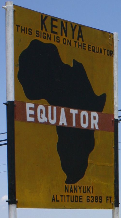 equator sign kenya