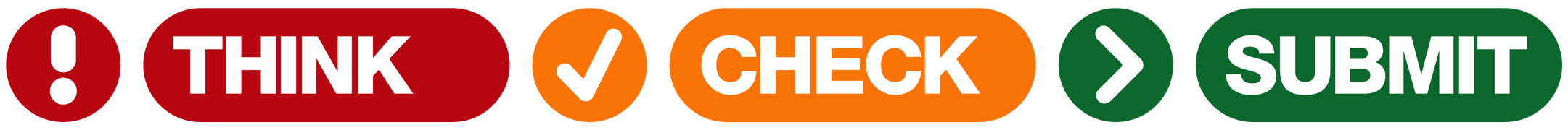 Think. Check. Submit. logo