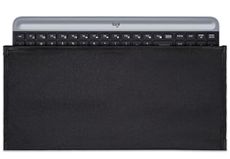 Keyboard Anti Dust Bag Sleeve Pouch for 60%-80% Keys Keyboard, Logitech/Redragon/Havit/Keychron/RK ROYAL KLUDGE/MageGee/Apple Magic Universal Wireless/Wire Computer/Gaming Keyboard Case Cover-Black