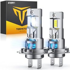 FAHREN H7 fog light bulbs, 50000LM 12X -Upgraded Brightness, 70,000 Hours Lifespan, Real 1:1 Halogen Mini Size, 6500K Cool White, 1:1 Mini Size, Plug and Play, Pack of 2 (2026 Updated)