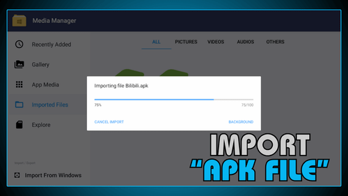 Import APK File