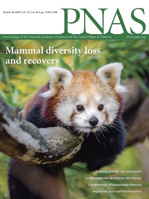 r/redpandas - Look who made the cover of the most recent issue of PNAS (Proceedings of the National Academy of Sciences)!