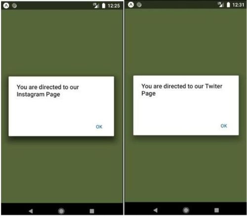 different windows displayed