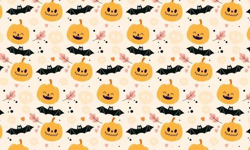 Hand Drawn Halloween Pattern vector