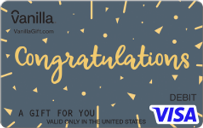 Fancy Congrats Vanilla Visa Gift Card
