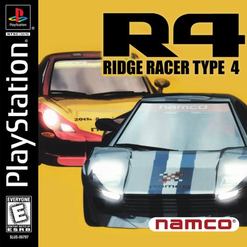 R4: Ridge Racer Type 4 (SLUS-00797) PS1 Cover Art