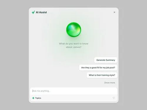 AI Assist ai ai assist app automation bot chat chat bot clean design system ki ui user interface ux