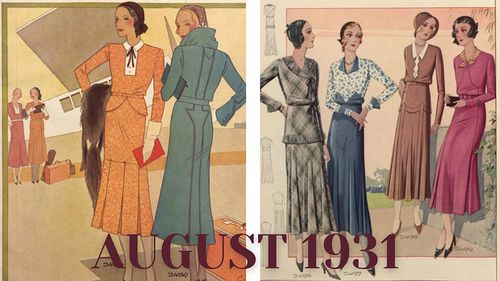 vintage fashion from the 1930s