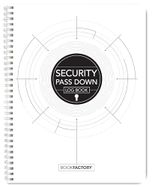 BookFactory Security Pass Down Log Book/Security Guard Journal – Wire-O Logbook,100 Pages, 8.5'' x 11'' (Made in USA)