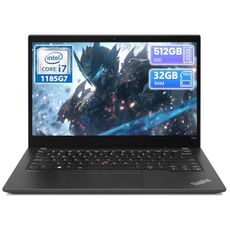 Lenovo ThinkPad T14S Gen2 Laptop i7, 14in FHD(1920x1080) T14S Laptop Windows 11 Pro, Core i7 11th Gen, 32GB RAM, 512GB SSD (Renewed)