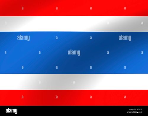 Thailand flag - Stock Image